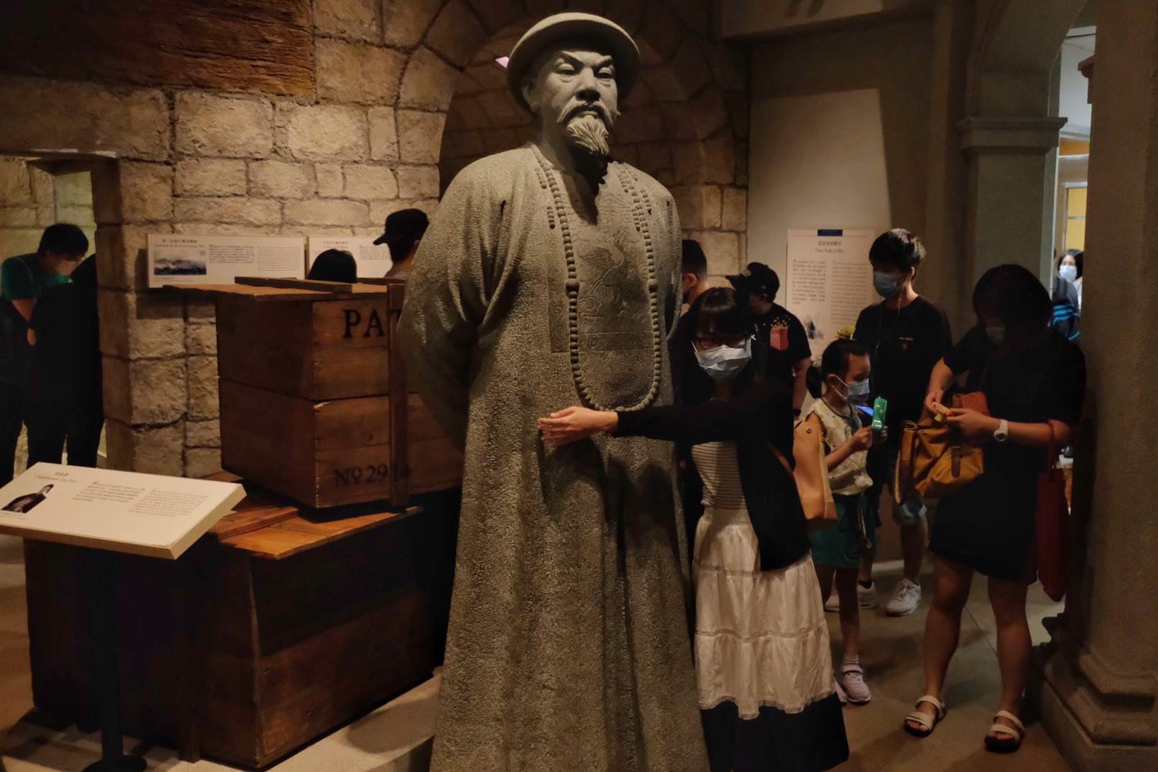 香港故事館講述1997年香港回歸前的故事，是很多小朋友學習歷史的地方。翻新後將劃分為兩大展區，包括香港歷史的沿革和專題展區。（點新聞記者 麥鈞傑攝）