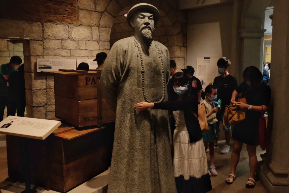 香港故事館講述1997年香港回歸前的故事，是很多小朋友學習歷史的地方。翻新後將劃分為兩大展區，包括香港歷史的沿革和專題展區。（點新聞記者 麥鈞傑攝）