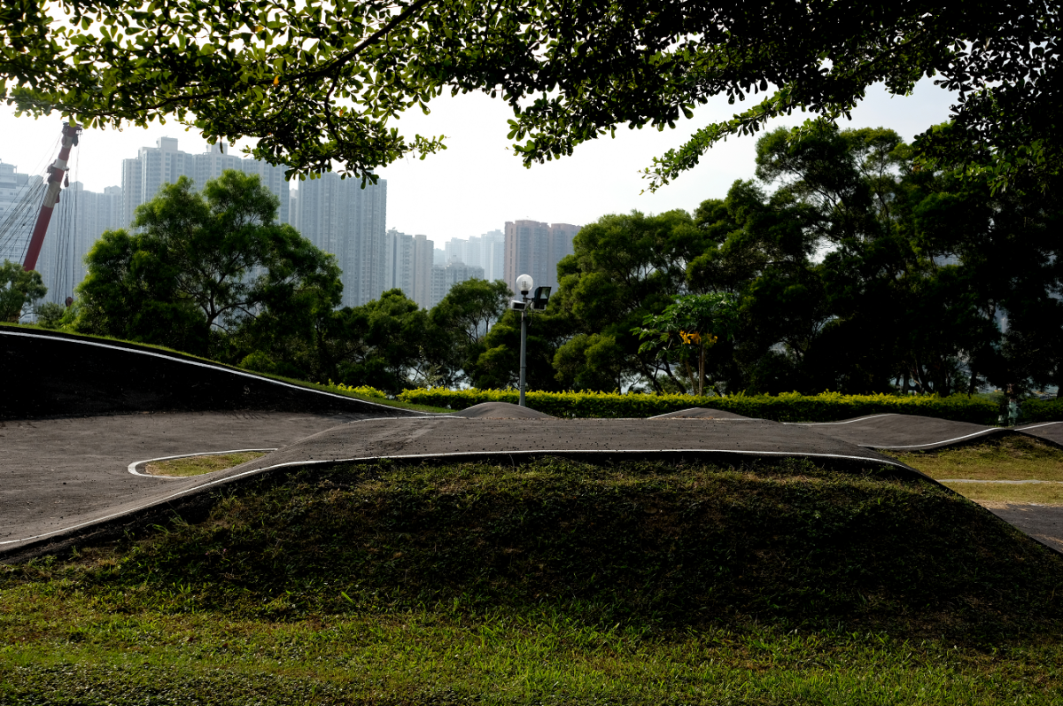 葵涌公園早於2000年9月已經完成復修，荒廢20年。（點新聞記者麥鈞傑攝）