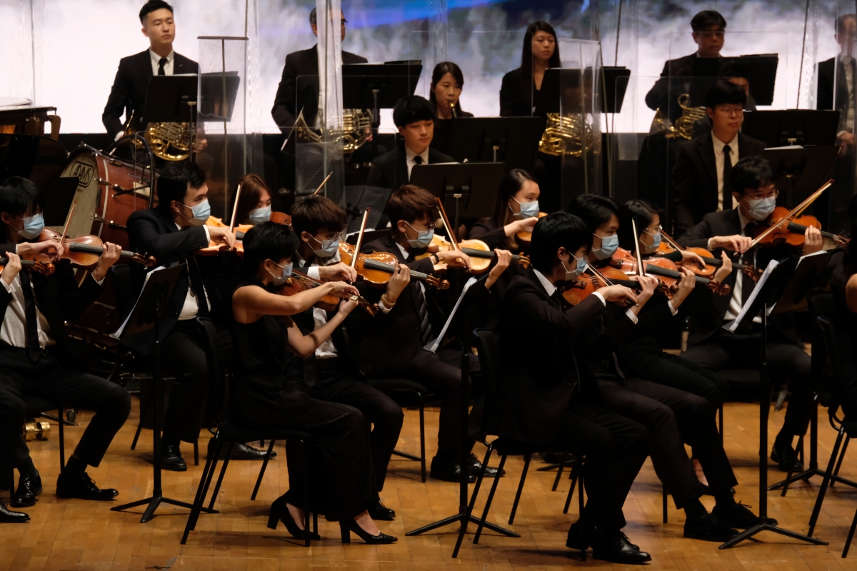 圖為香港文聯成立典禮暨音樂會現場。（點新聞記者麥鈞傑攝）