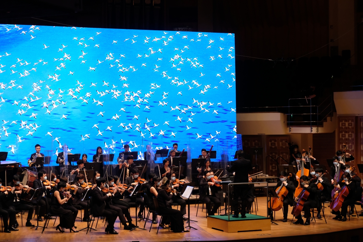 圖為香港文聯成立典禮暨音樂會現場。（點新聞記者麥鈞傑攝）