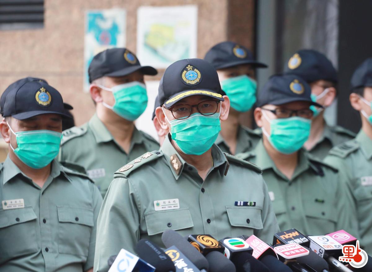 圖爲懲教署署長胡英明。（點新聞記者攝）