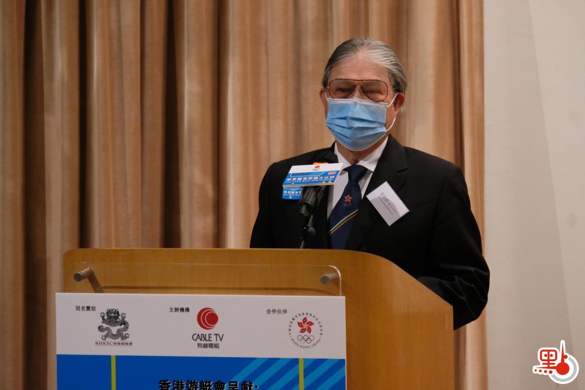 主禮嘉賓中國體育協會暨奧林匹克委員會會長霍震霆（GBS 太平紳士）表示，疫情下強健體魄更見重要，感激有線電視仍不斷為推動香港體育發展而努力，製作不同節目宣揚運動的重要性。推動體育普及化需從教育方面着手，這個節目有助於「全民運動」的推動和拓展。