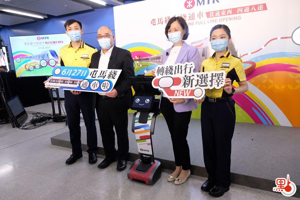 屯馬綫通車，轉綫出行有新選擇。（點新聞記者麥鈞傑攝）