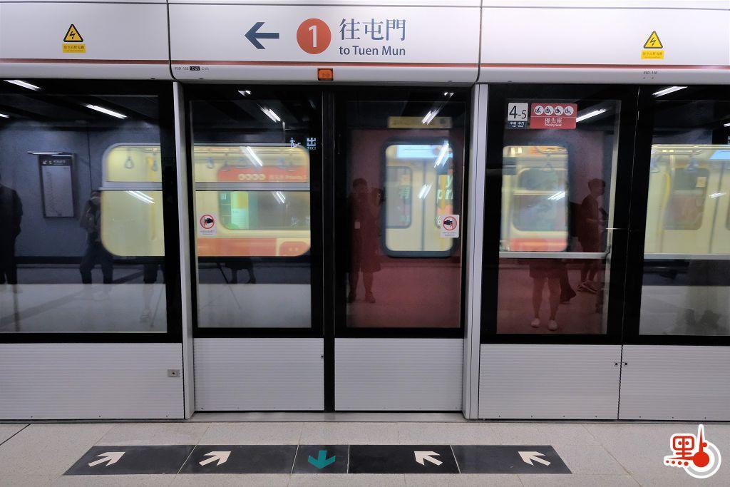 沿綫標識已更換。（點新聞記者麥鈞傑攝）