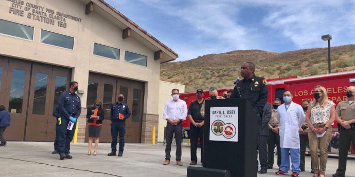 Fire station shooting kills one in U.S. city of Los Angeles
