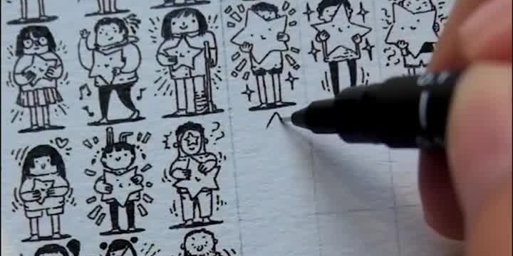 OMG | Shining through the dark: Chinese illustrator creates 1,000 cartoon characters based on netizens' stories