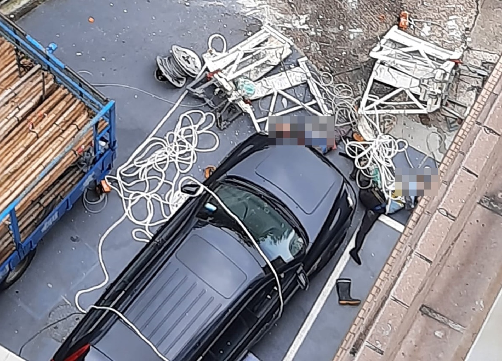 干德道奪命工傷吊船逾20樓墮下兩人死亡- 港聞- 點新聞