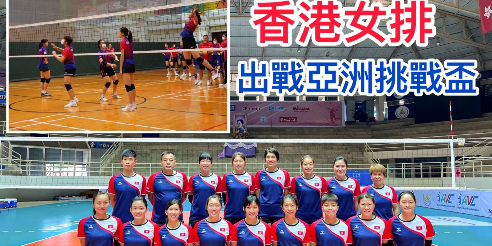 香港女排出戰亞洲挑戰盃