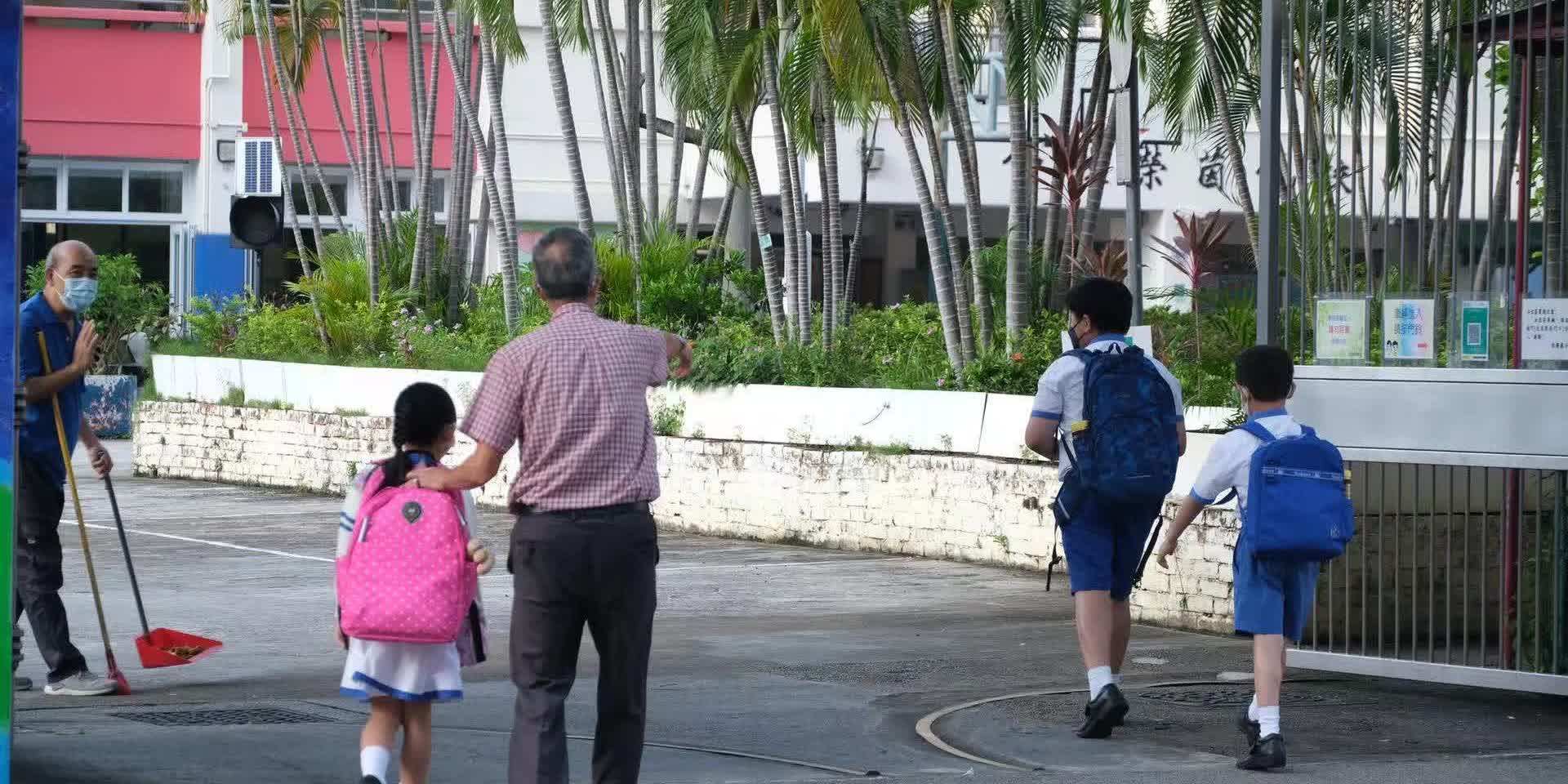 Photos | Students happy to return to school today