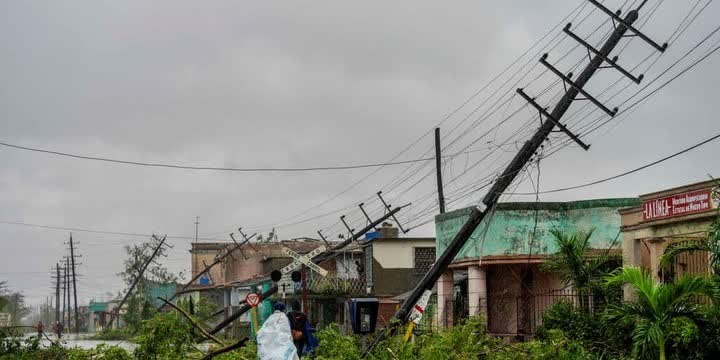 颶風伊恩吹襲古巴　100萬人受停電影響