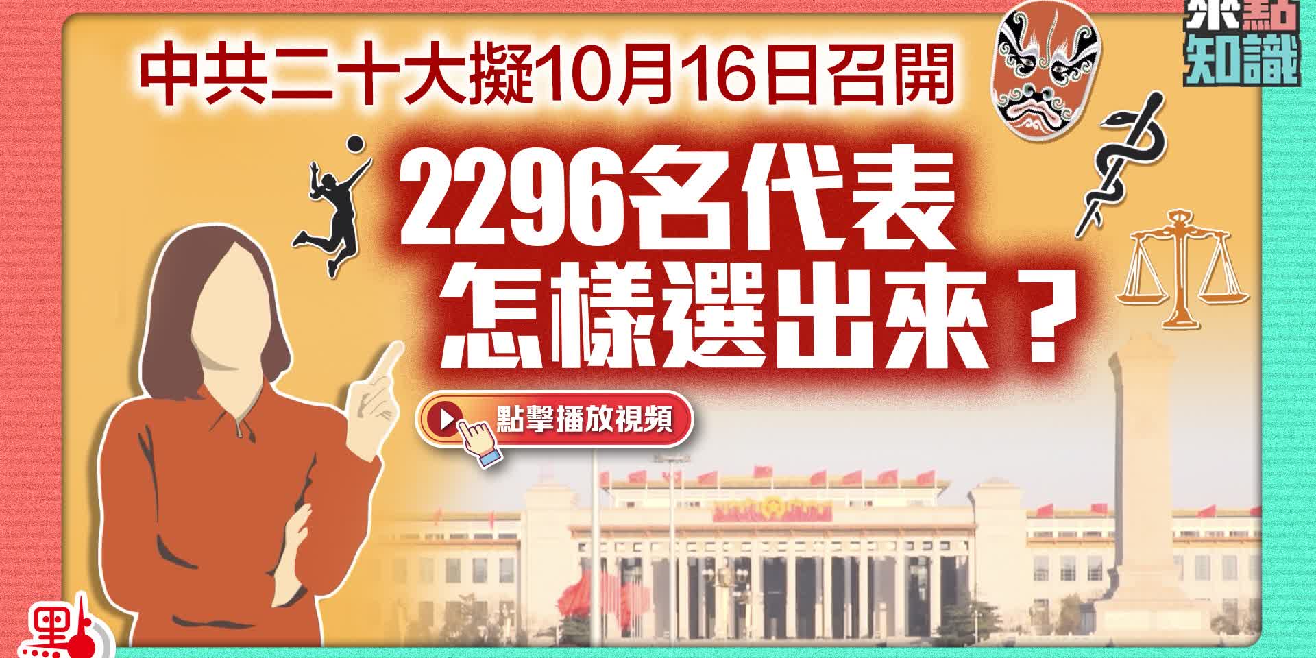 中共二十大擬10月16日召開　2296名代表怎樣選出來？【來點知識EP32】