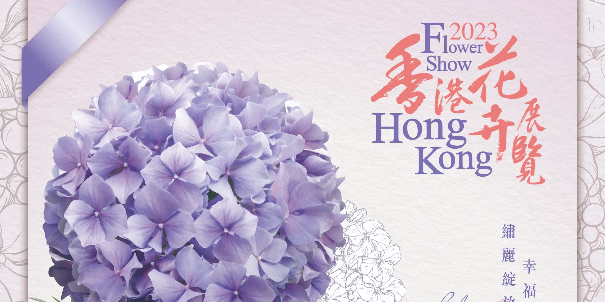 （有片）香港花卉展明日維園開鑼　浪漫繡球花為春日添彩
