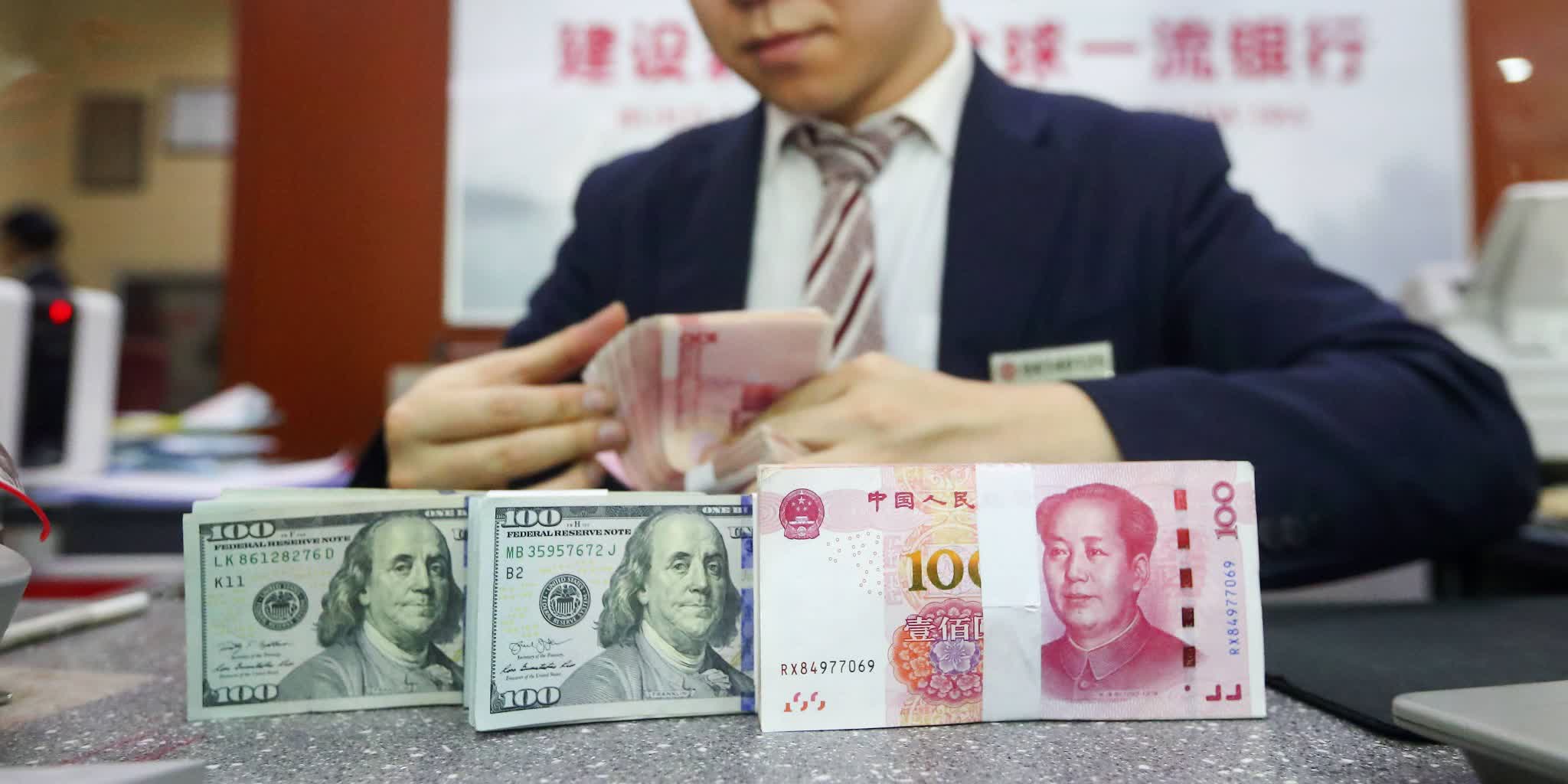 Chinese yuan weakens to 6.8714 against USD Monday