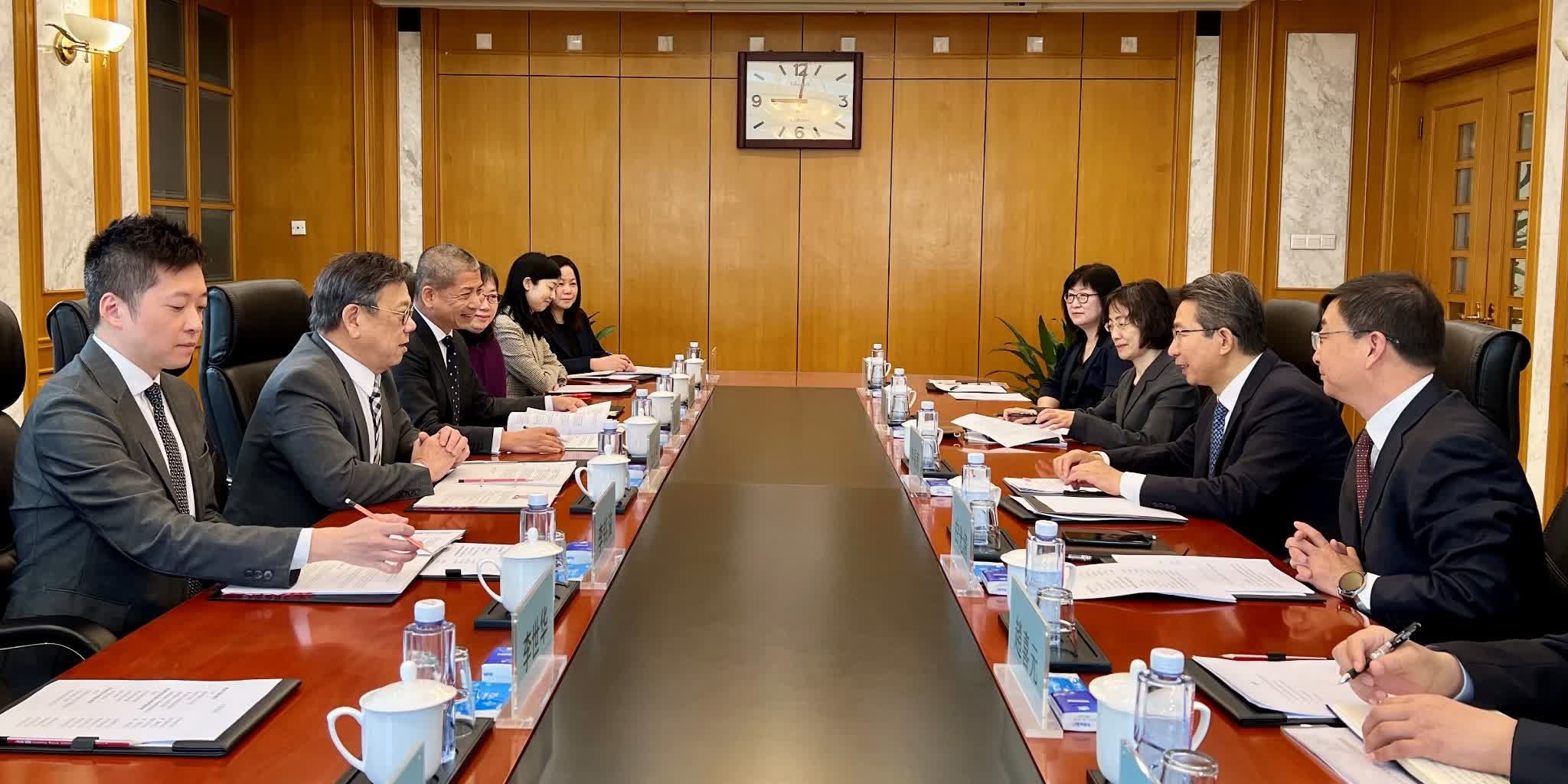 SCED thanks CNIPA for its support to HKSAR Govt