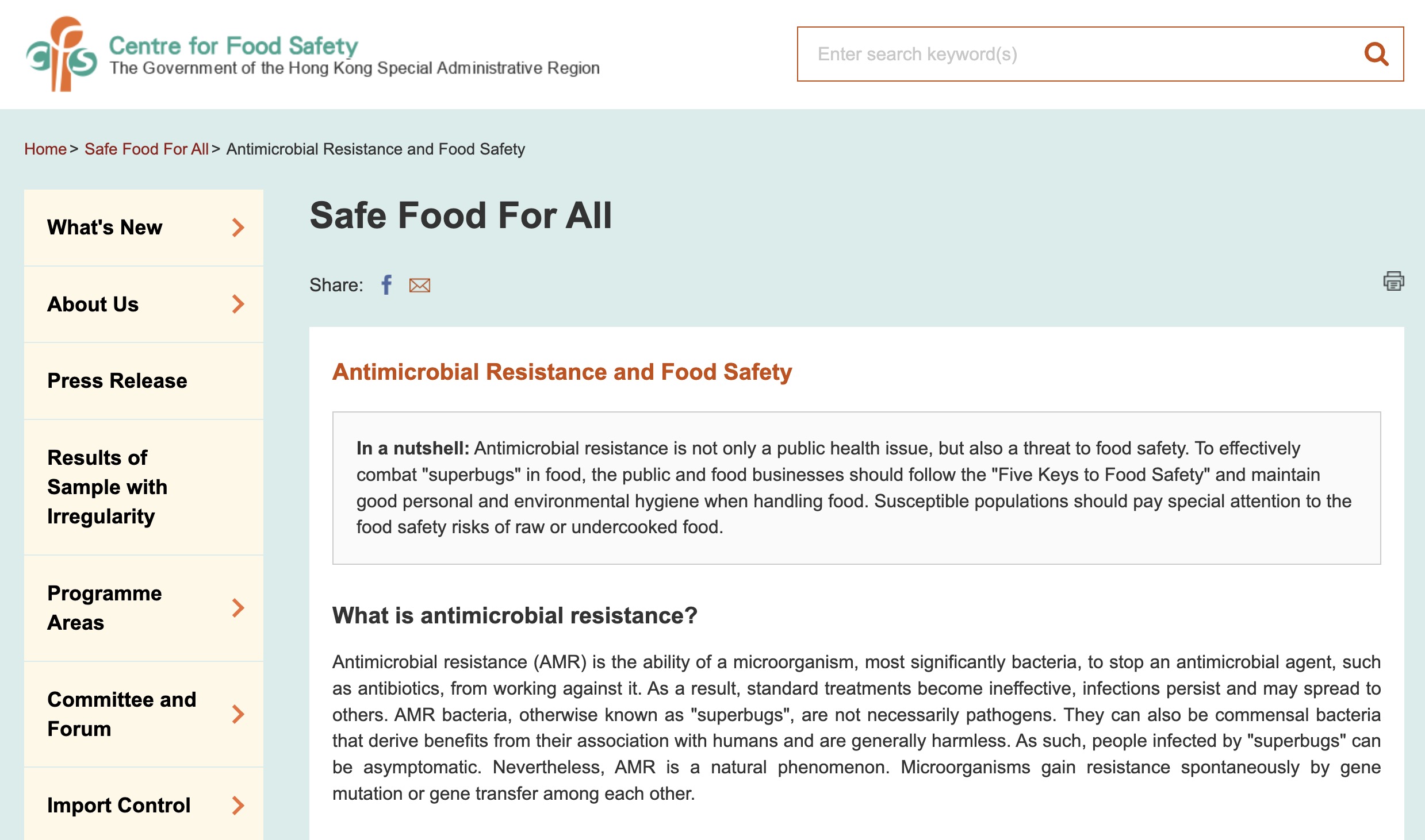 Food Safety Day 2023 stresses importance of observing 'Five Keys to
