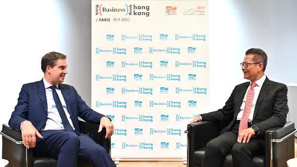 FS attends Think Business Think Hong Kong events in Paris, France, to promote HK's new strengths