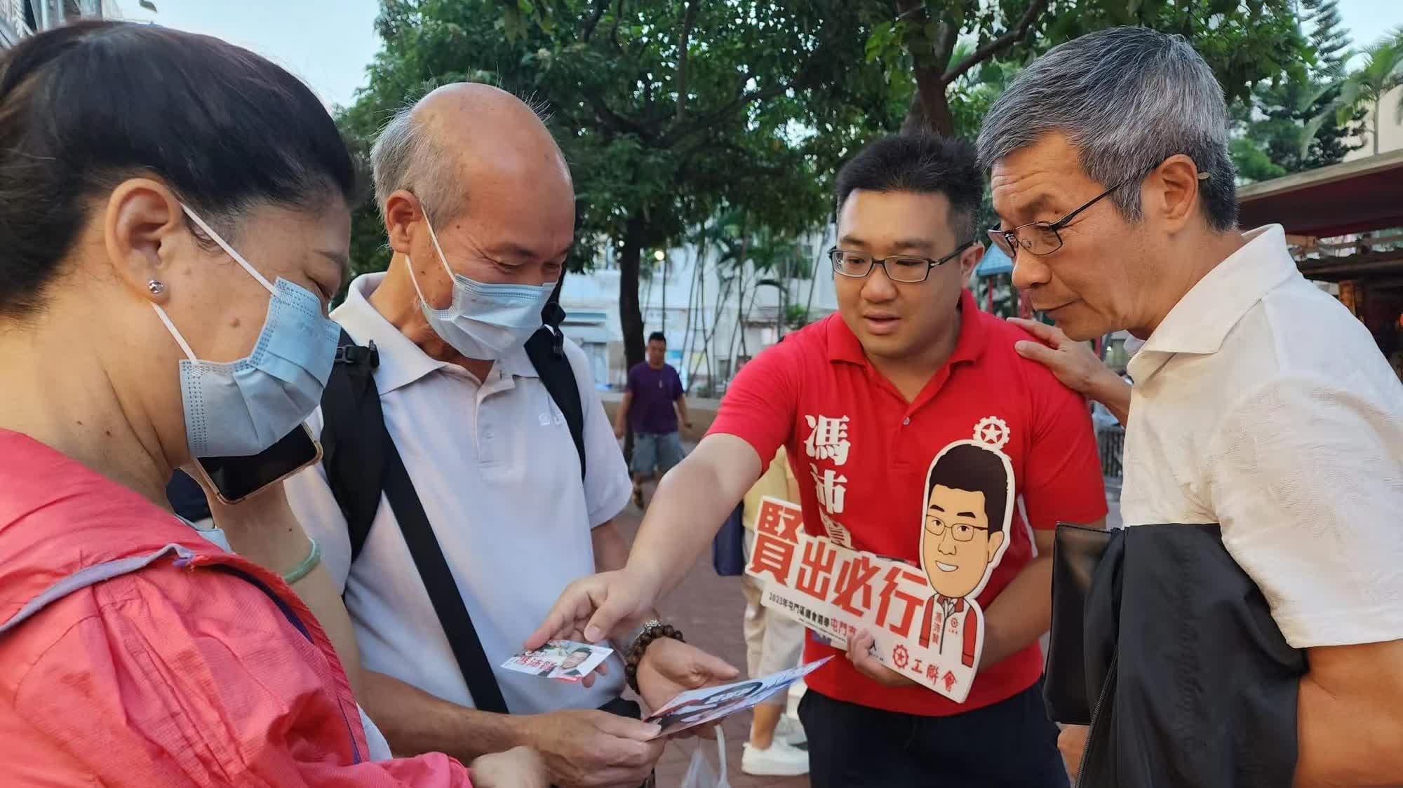 區議會選舉|(多圖)參選人擺街站踴躍拉票 籲市民力挺支持 - 港聞 - 點新聞