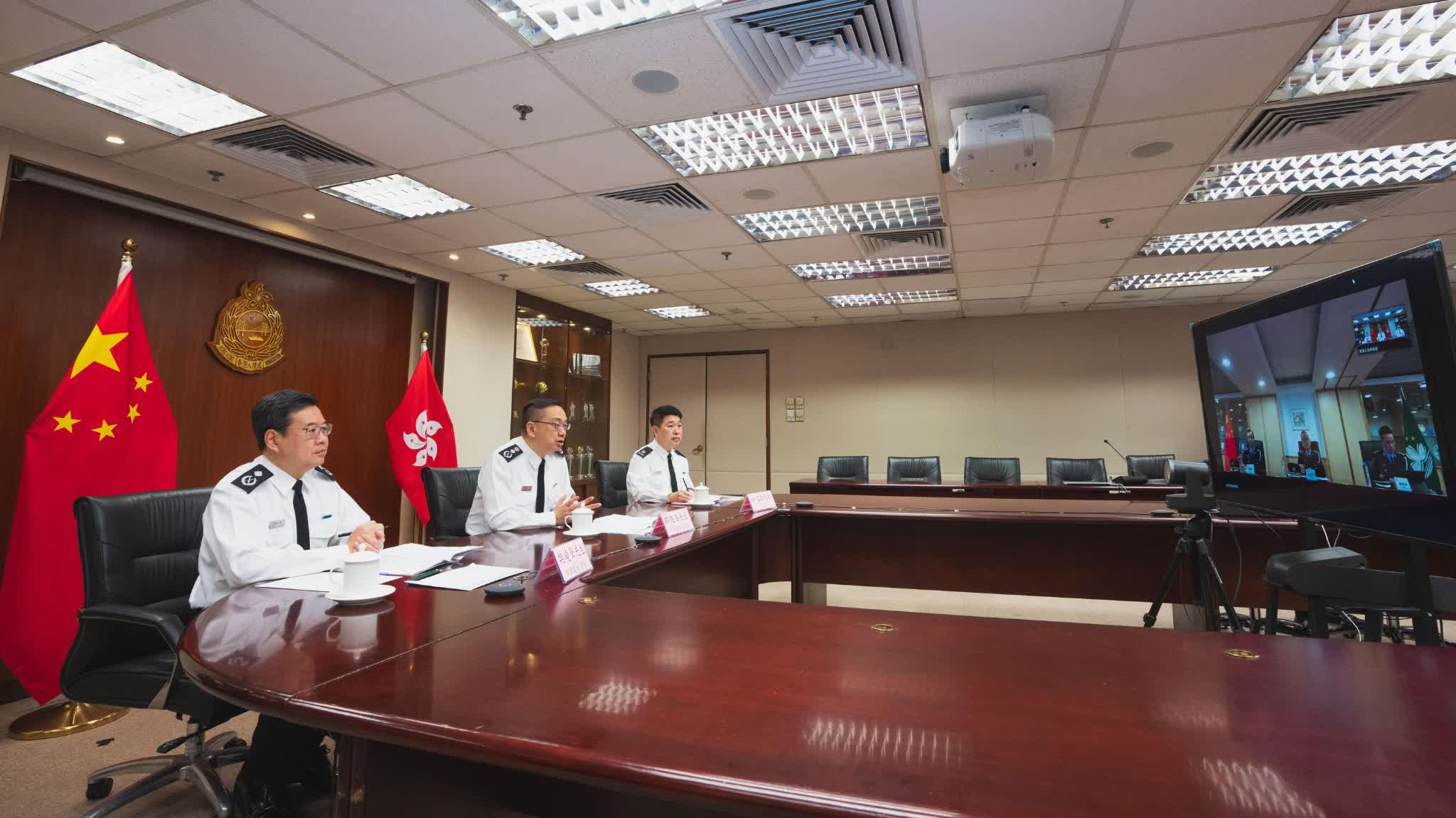 Immigration Department, Public Security Police Force of Macao hold meeting about immigration arrangements on polling day of District Council election