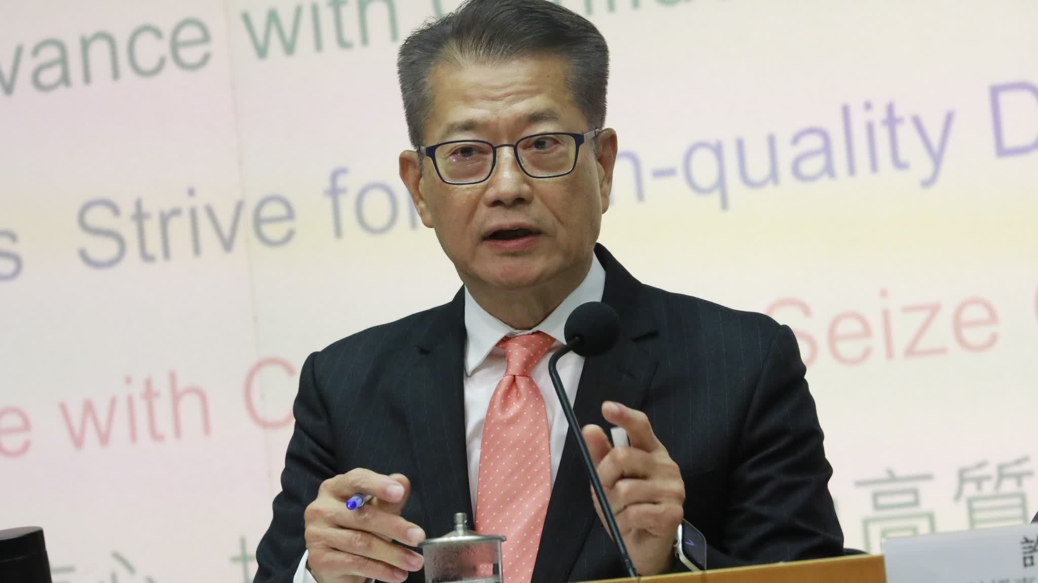 Paul Chan responds to questions on latest budget