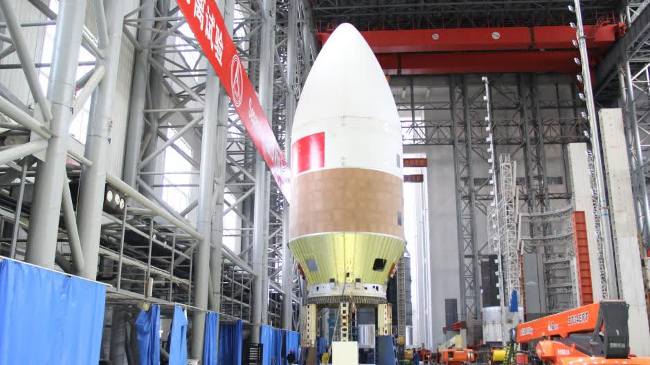 China's modified Long March-8 rocket completes fairing separation test
