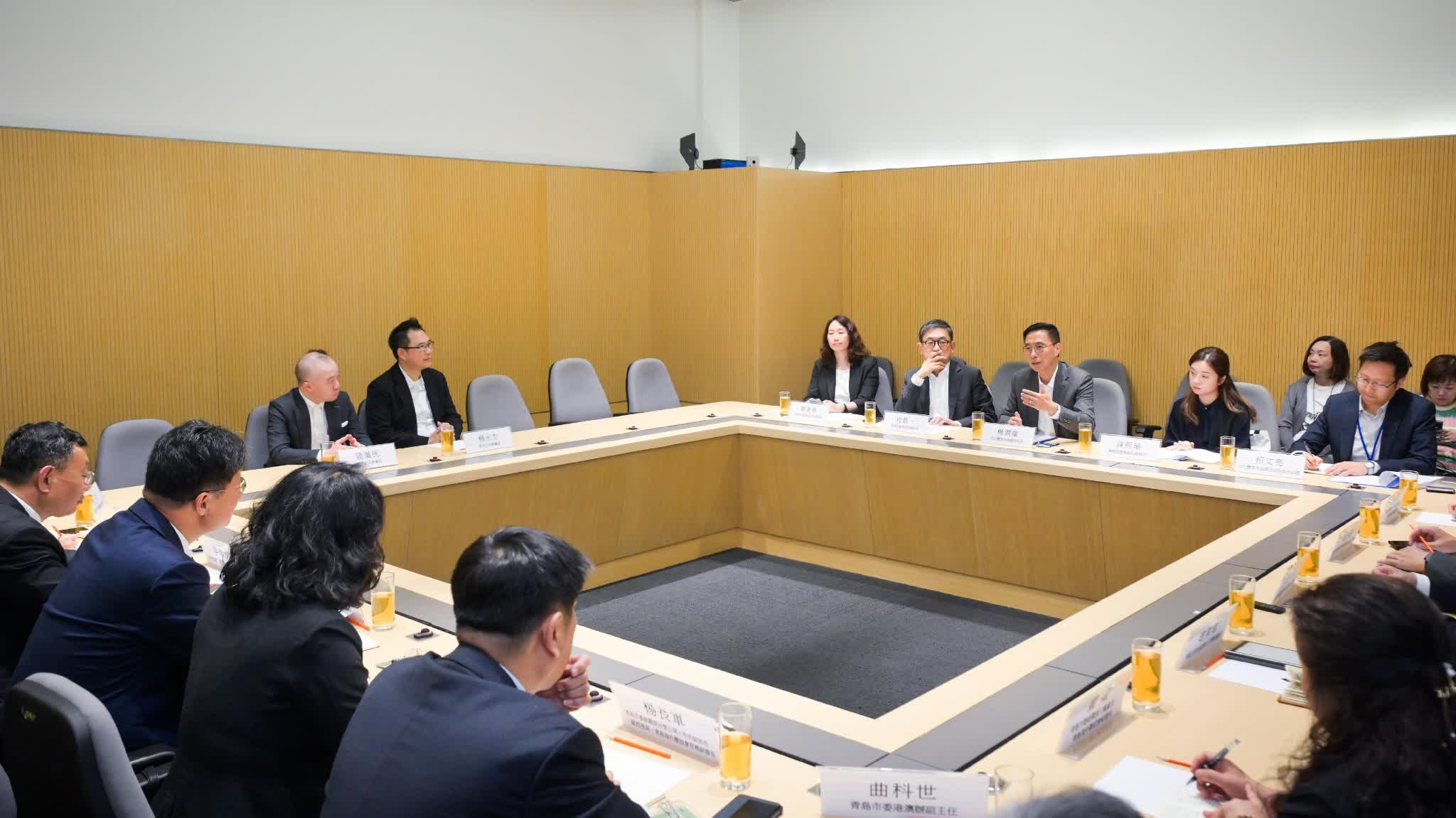 Kevin Yeung meets with Chairman of CPPCC Qingdao Municipal Committee