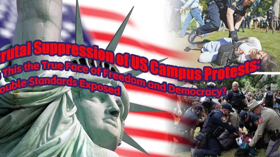 Watch This | Brutal suppression of US campus protests: Is this the true face of freedom and democracy? Double standards exposed