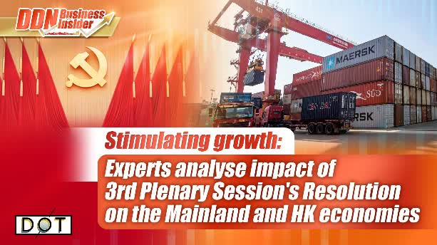 DDN Business Insider | Stimulating growth: Experts analyze impact of 3rd Plenary Session's Resolution on the Mainland and HK economies