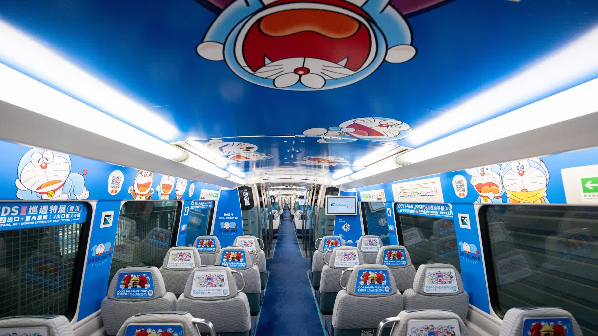 MTR launches Doraemon themed high-speed trains between Hong Kong, Shenzhen, Guangzhou