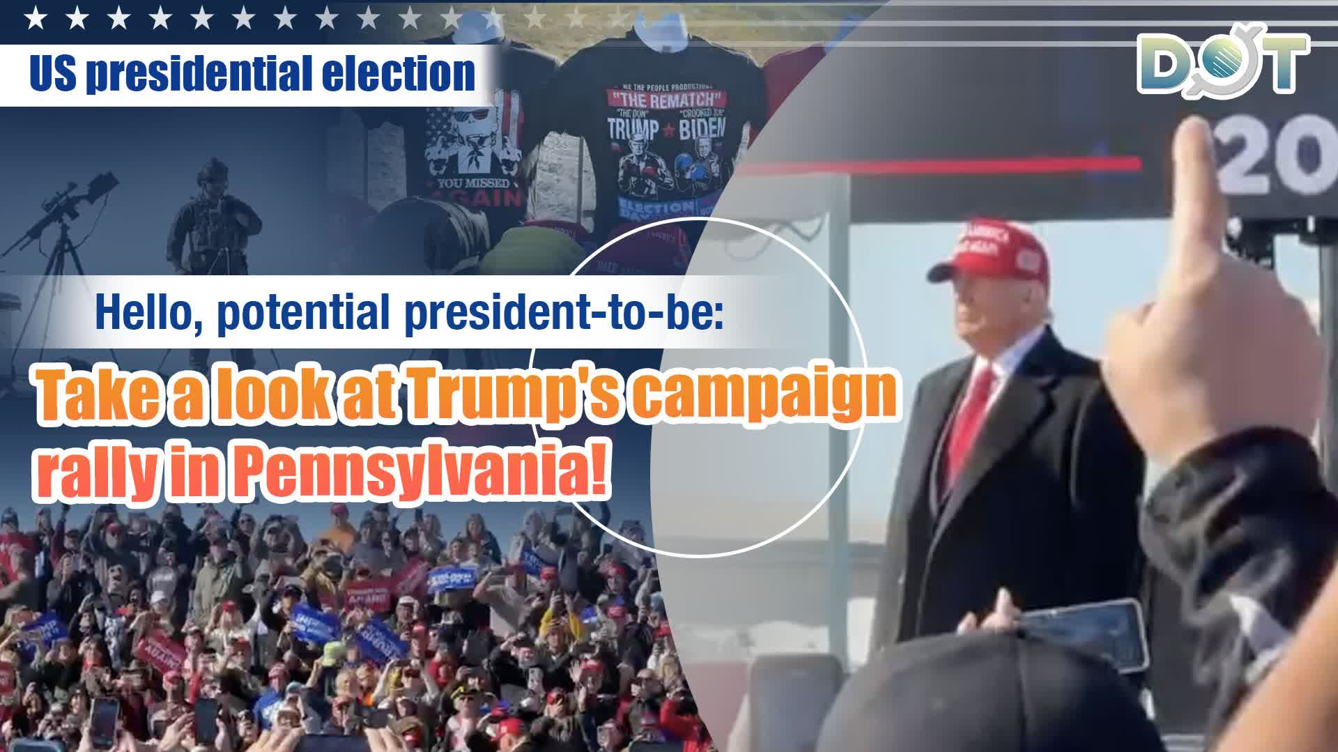 Exclusive | Hello, potential president-to-be: Take a look at Trump's campaign rally in Pennsylvania!