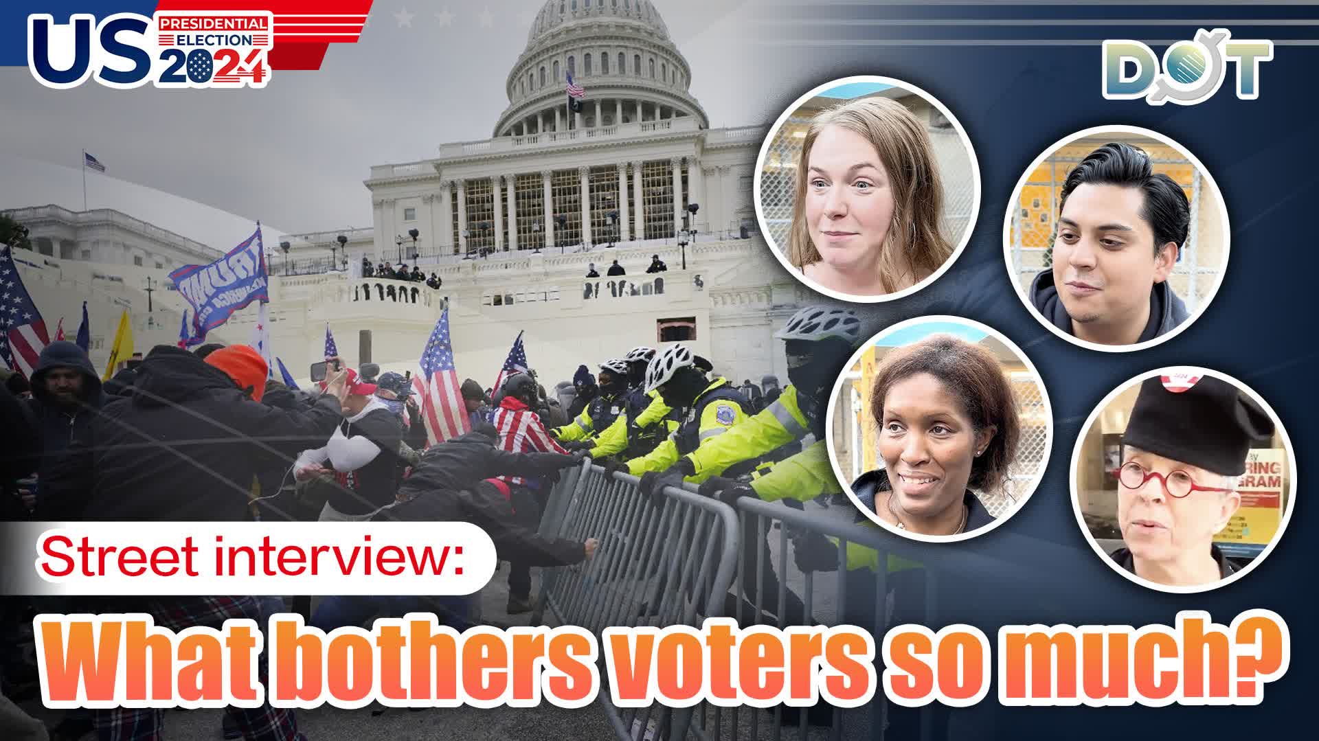 US presidential election | Street interview: What bothers voters so much?