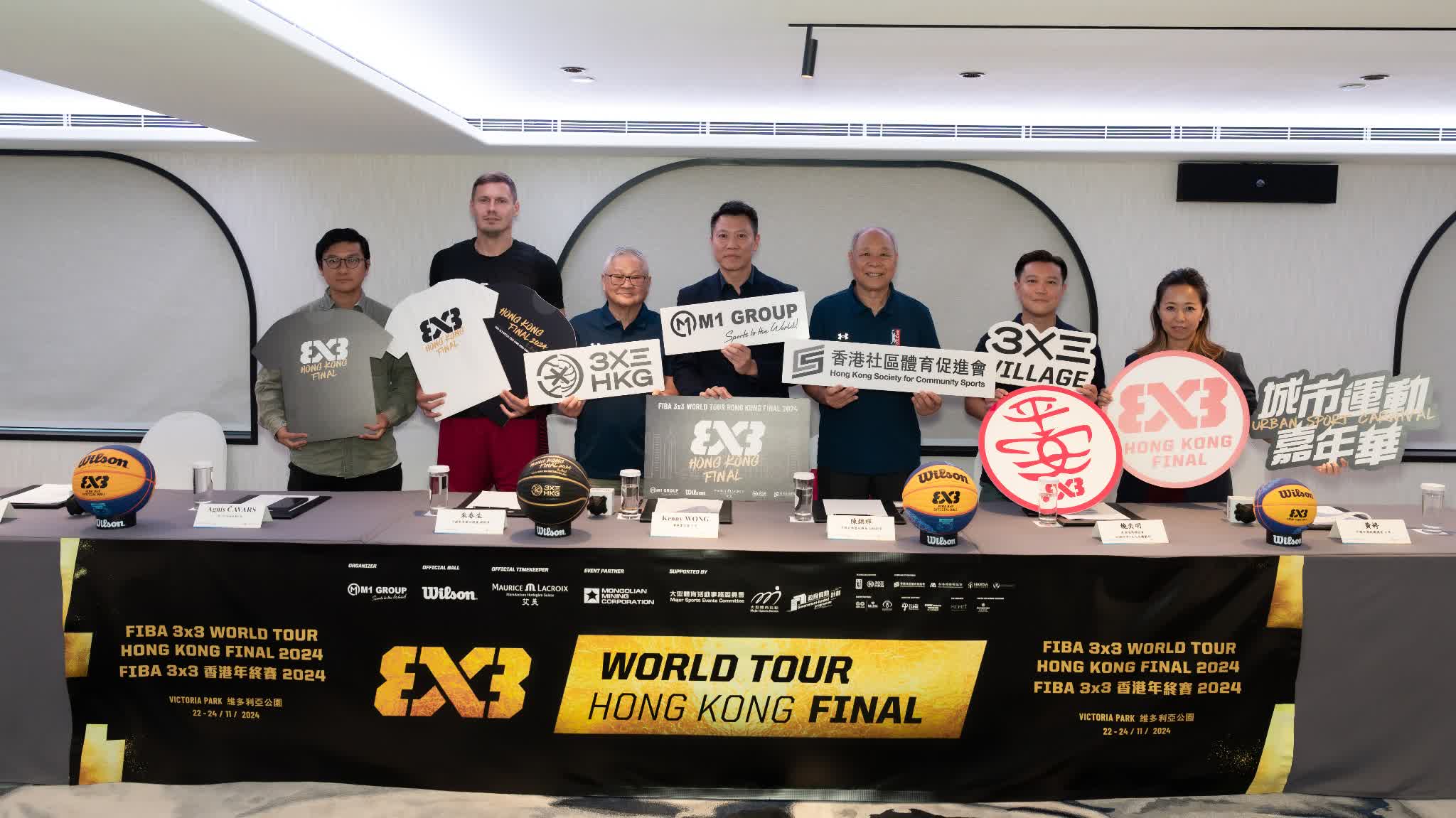 Olympic champion joined Team Hong Kong's '3x3 Village' in Victoria Park on Nov. 22