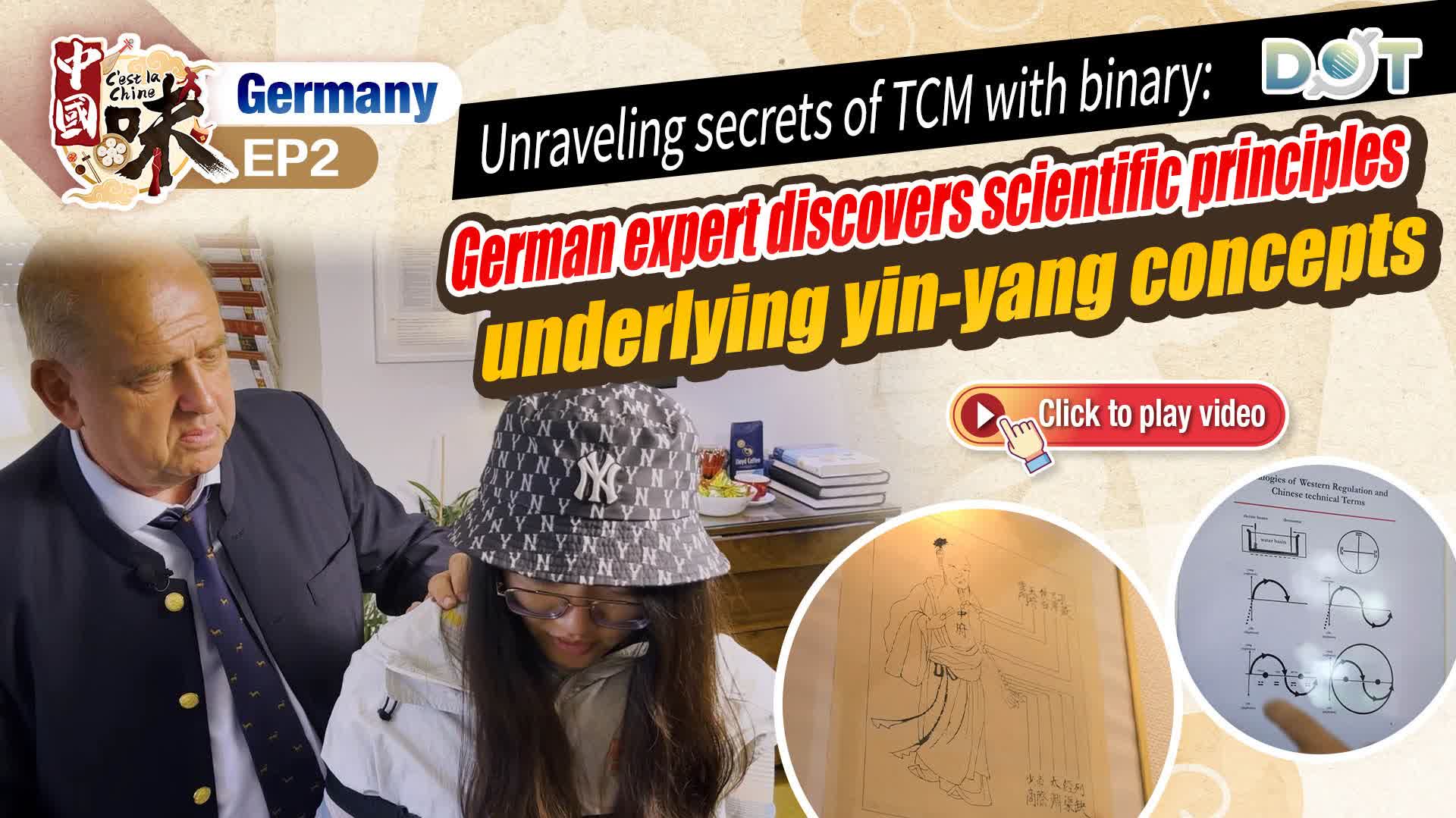 C'est la Chine · Germany | Unraveling secrets of TCM with binary: German expert discovers scientific principles underlying yin-yang concepts