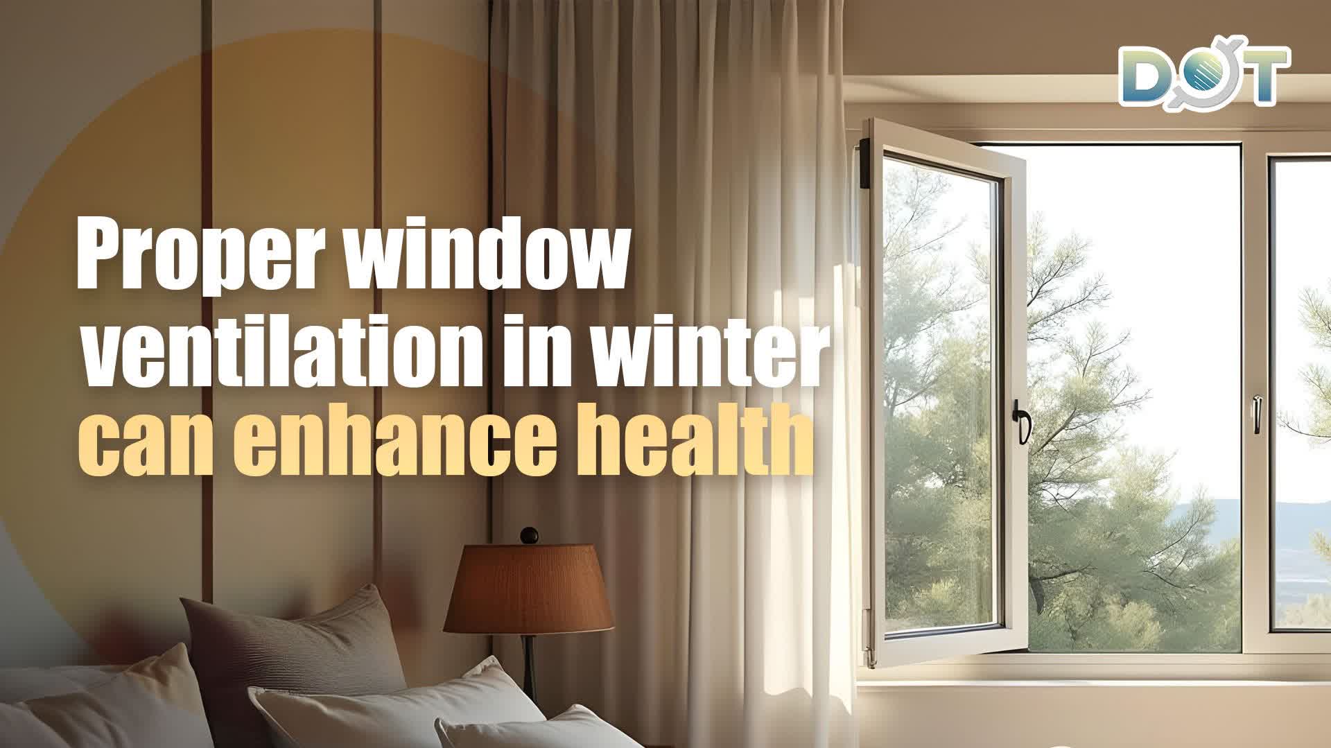 We need fresh air! Proper window ventilation in winter can enhance health