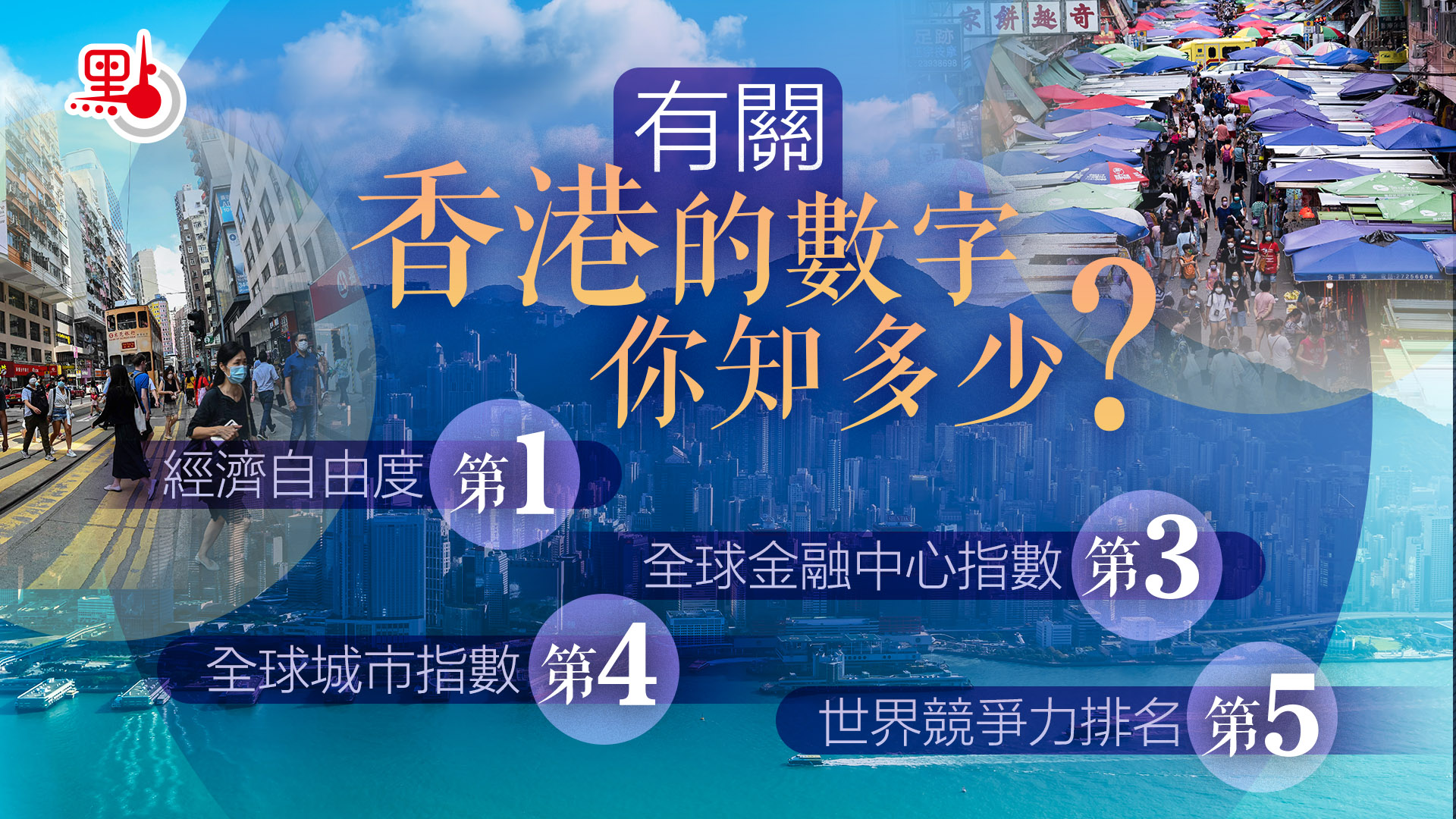 經濟自由度第1/全球金融中心指數第3 有關香港的數字你知多少？ - 港聞- 點新聞