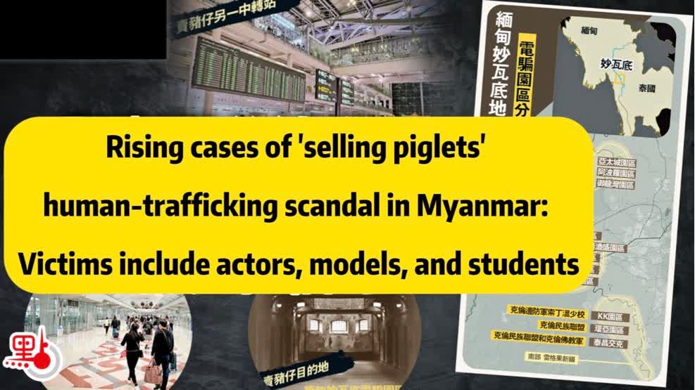 Rising cases of 'selling piglets' human-trafficking scandal in Myanmar: Victims include actors, models, and students