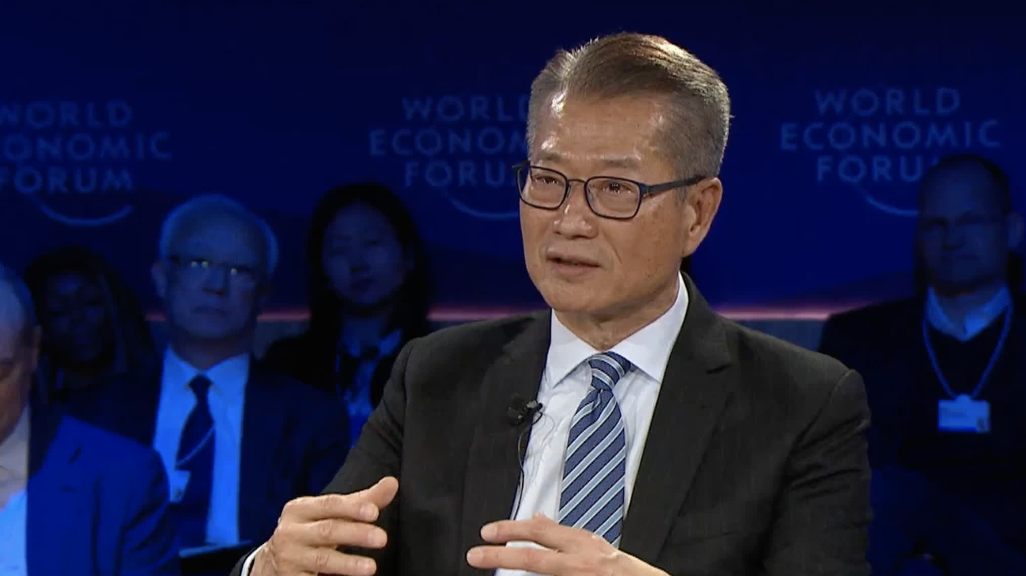 Paul Chan boosts HK's global appeal at Davos