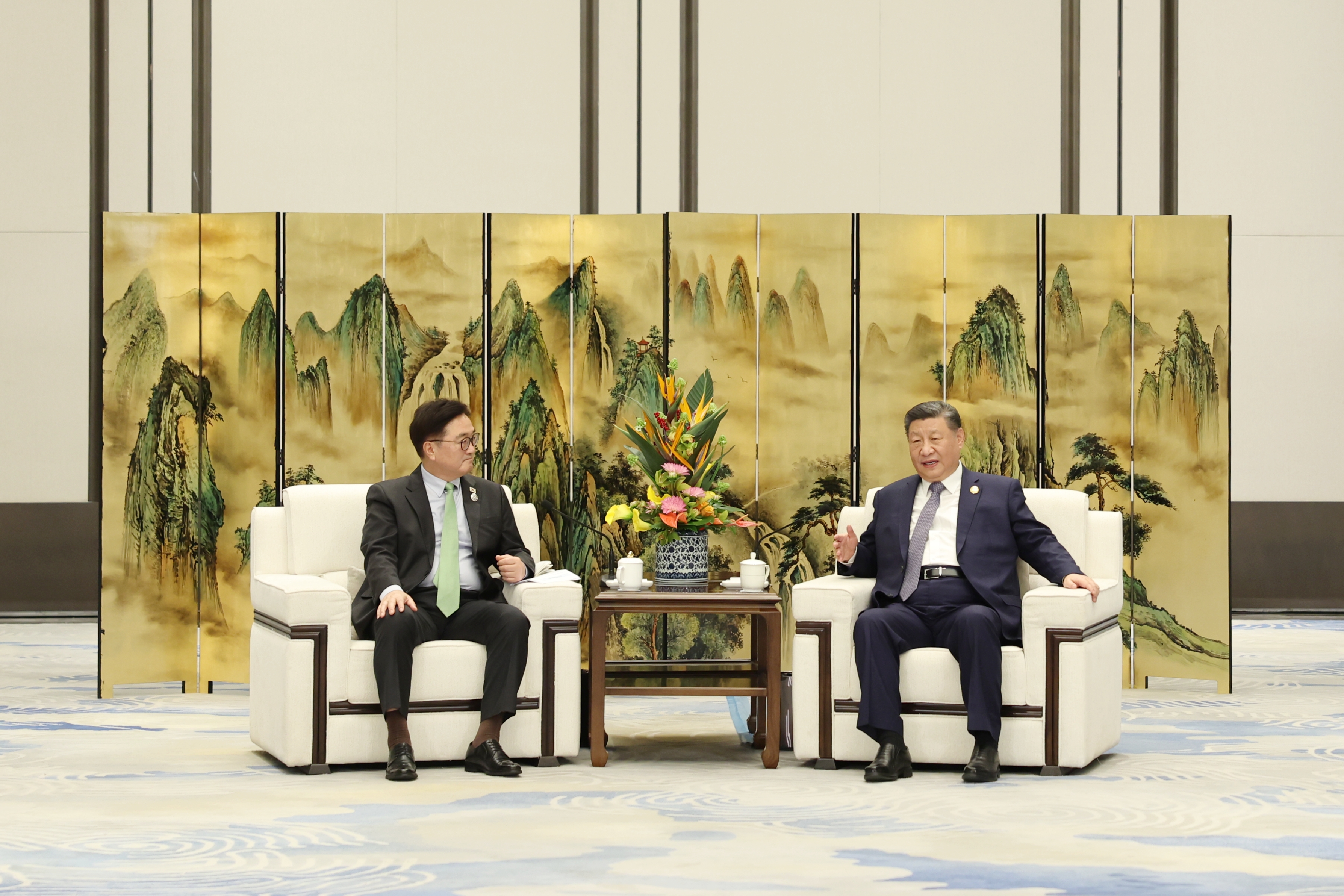 習近平會見韓國國會議長禹元植- 兩岸- 點新聞