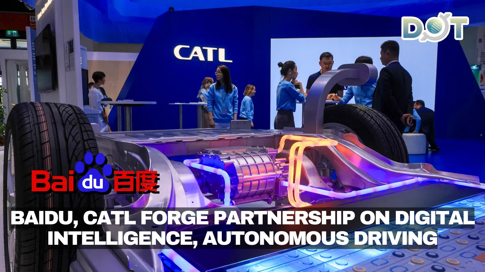 Baidu, CATL forge partnership on digital intelligence, autonomous driving