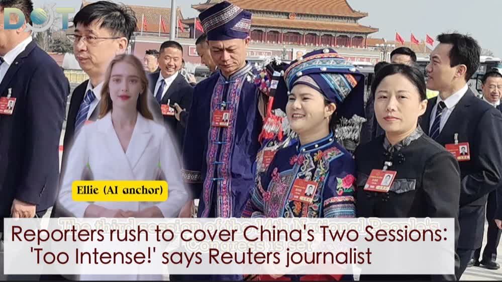 1-minute News | Reporters rush to cover China's Two Sessions: 'Too Intense!' says Reuters journalist