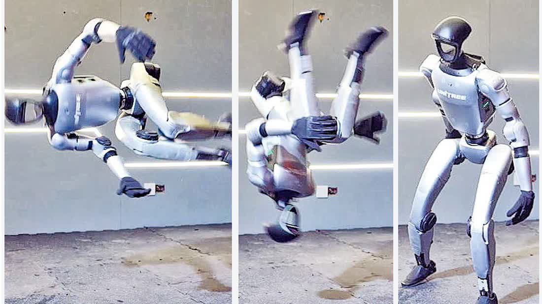 Unitree's humanoid robot performes groundbreaking side flip: Setting global precedent