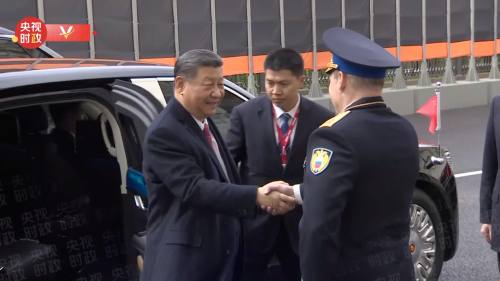（有片）習近平出席俄羅斯總統普京舉行的歡迎儀式