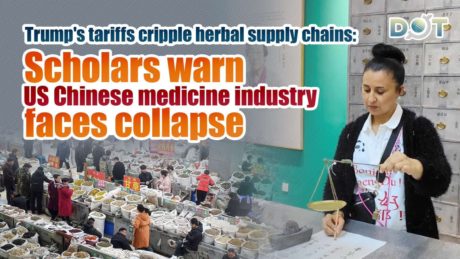 Trump's tariffs cripple herbal supply chains: Scholars warn US Chinese medicine industry faces collapse