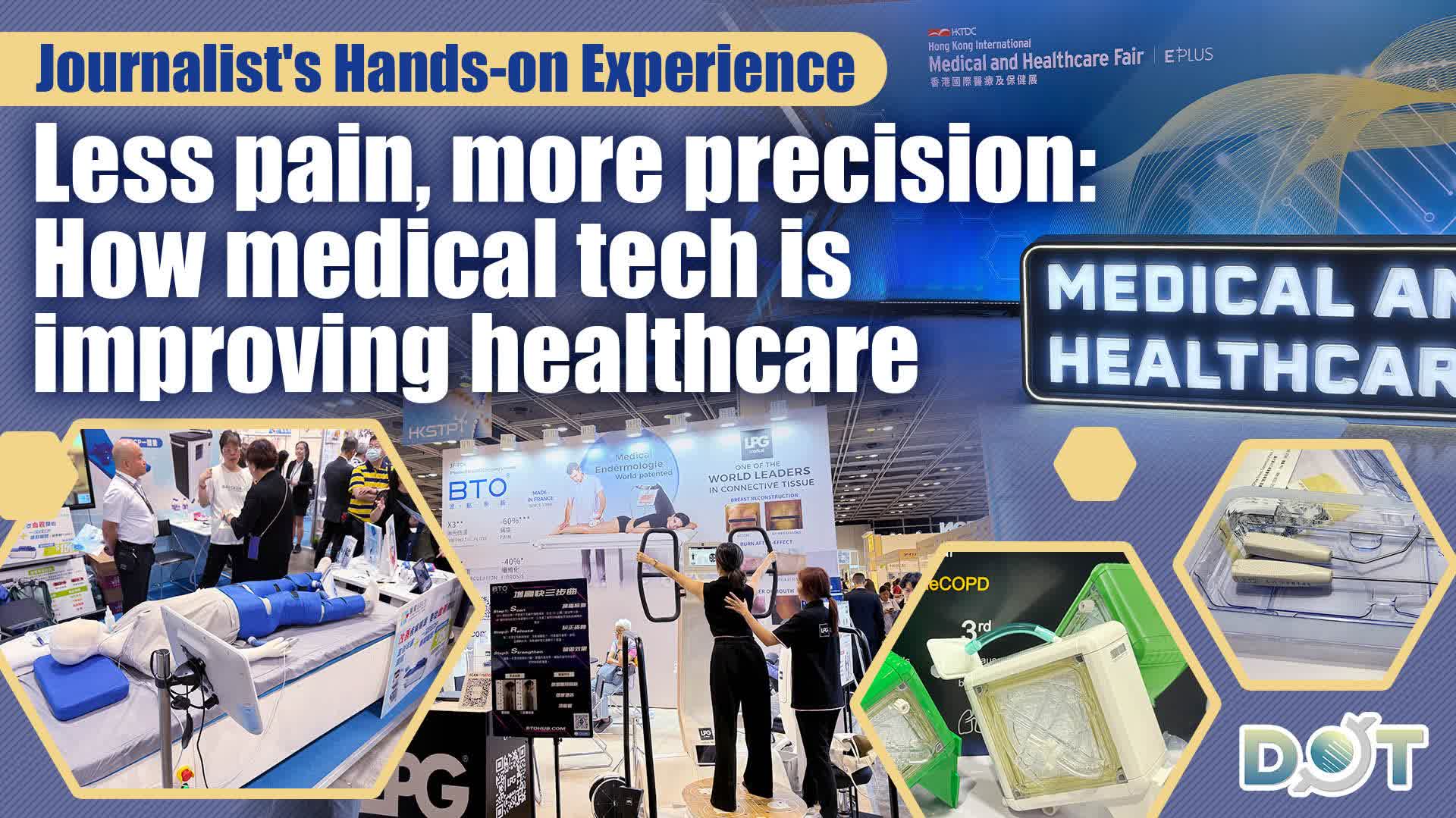 Journalist's Hands-on Experience | Less pain, more precision: How medical tech is improving healthcare