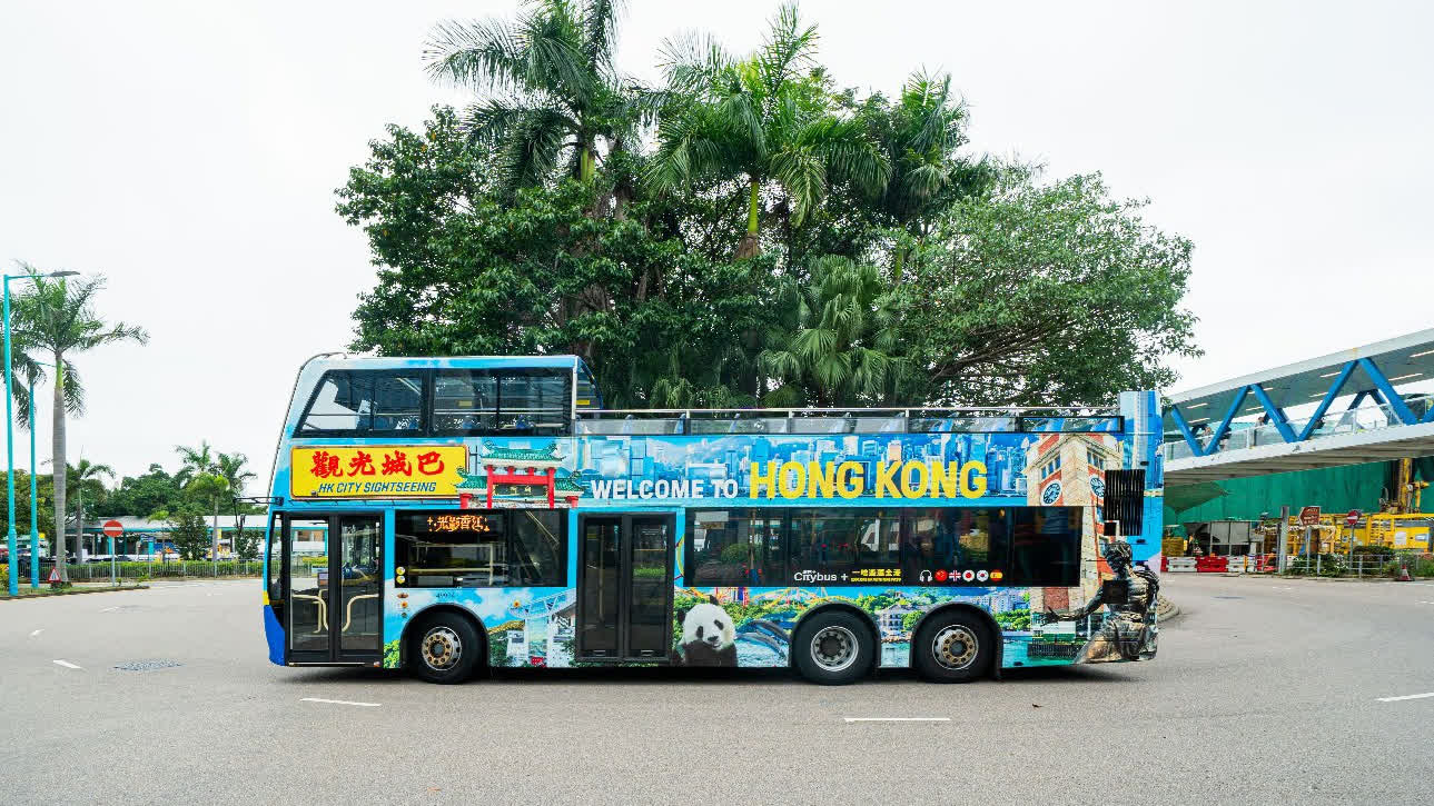 Citybus launches 'Pride of HK' tour bus with first-ever bus pay zone