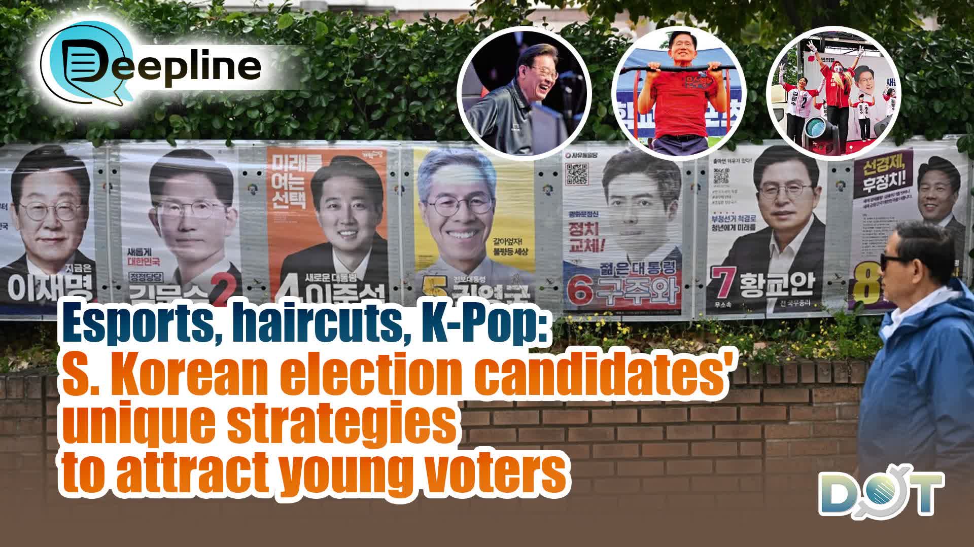 Deepline | Esports, haircuts, K-Pop: S. Korean election candidates' unique strategies to attract young voters