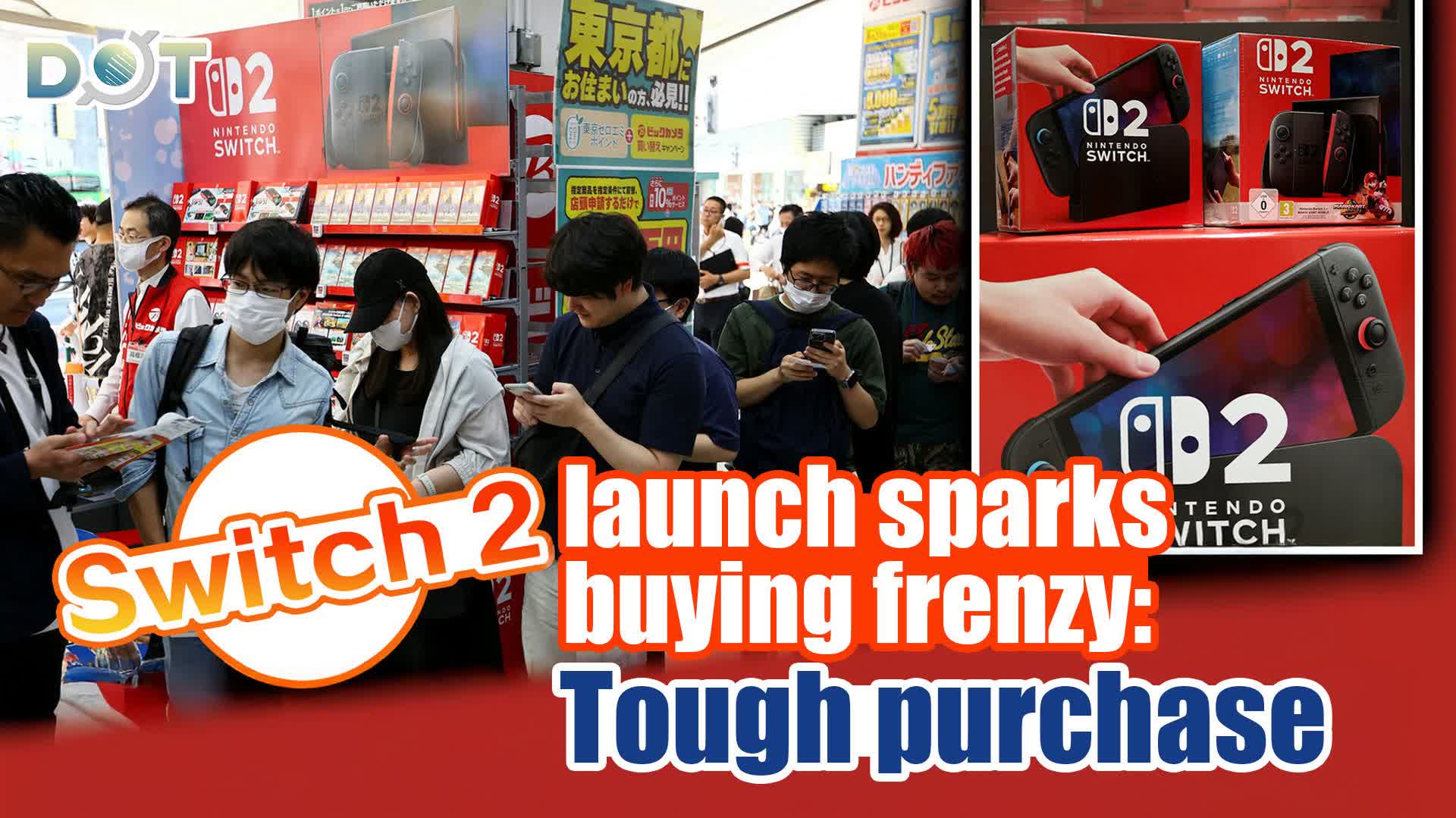 Switch 2 launch sparks buying frenzy: Tough purchase
