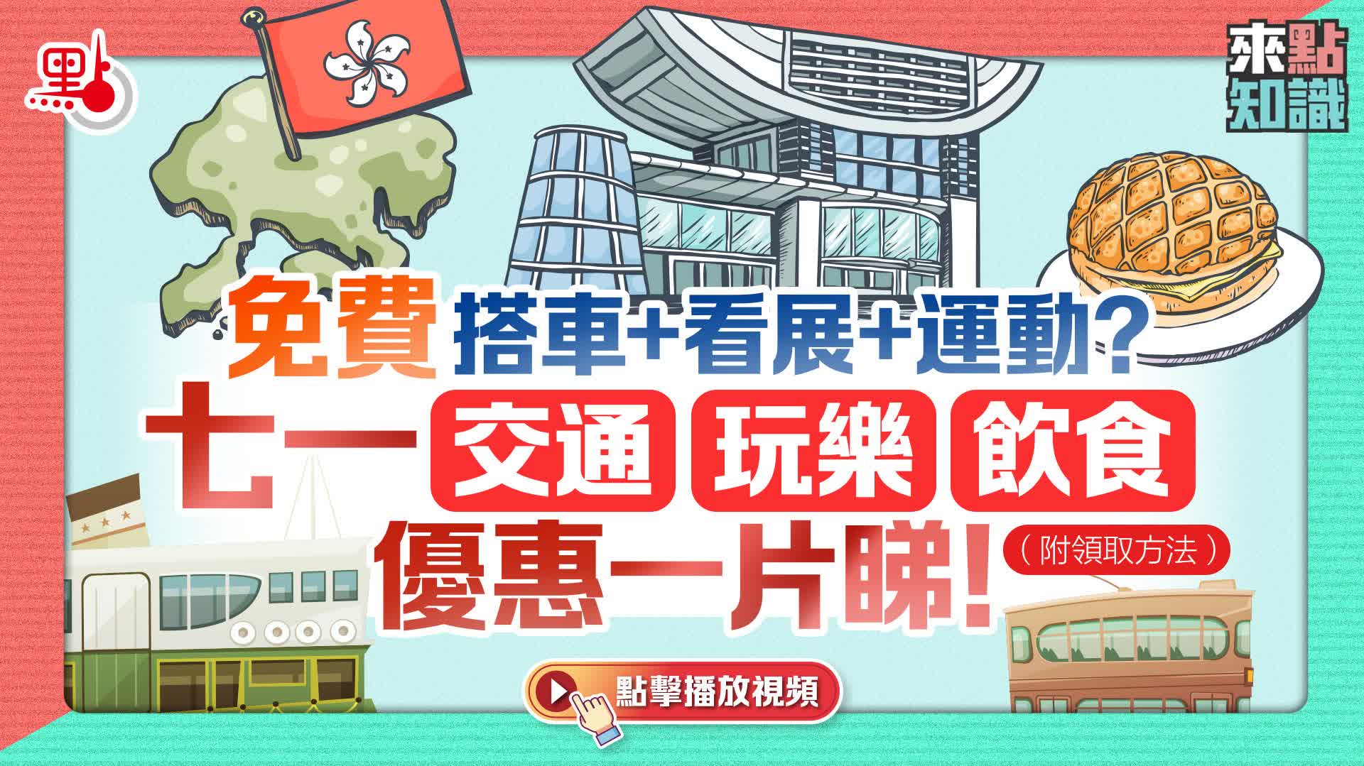 （有片）來點知識｜免費搭車+看展+運動？七一交通/玩樂/飲食優惠一片睇！（附領取方法）