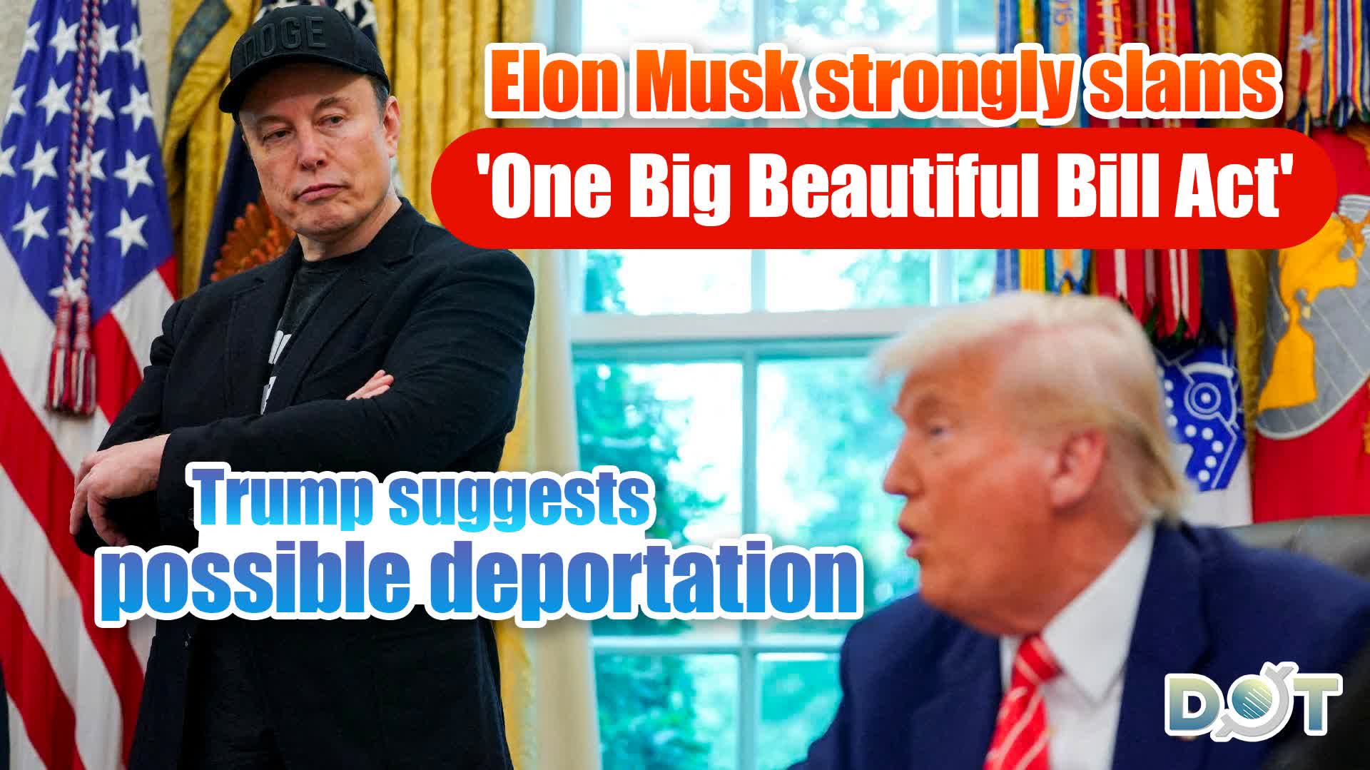 Elon Musk strongly slams 'One Big Beautiful Bill Act', Trump suggests possible deportation