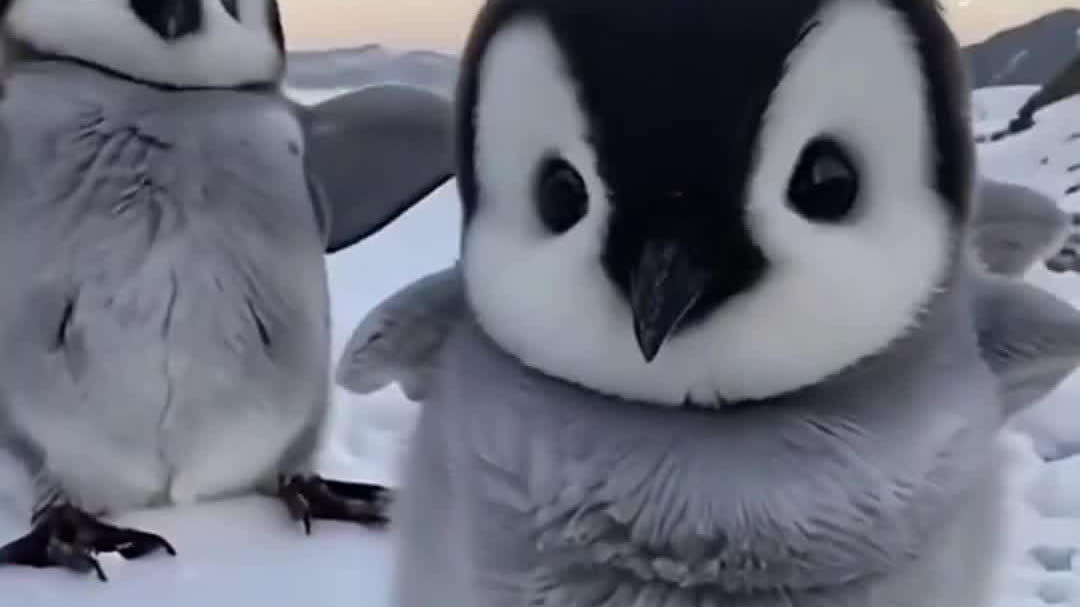 OMG | Penguin chicks steal hearts with their fluffy antics